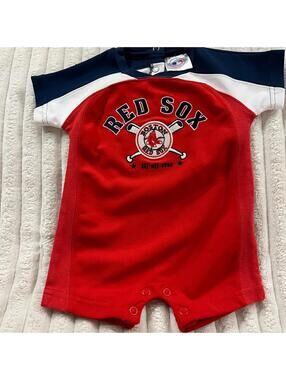 MLB Boston Red Sox Kids One Piece Outfit Size 6/9 Months
